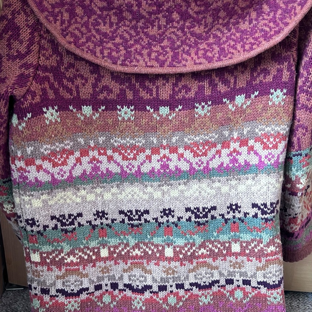 Sundance Multicolor Patterned Cardigan - Picture 3 of 4